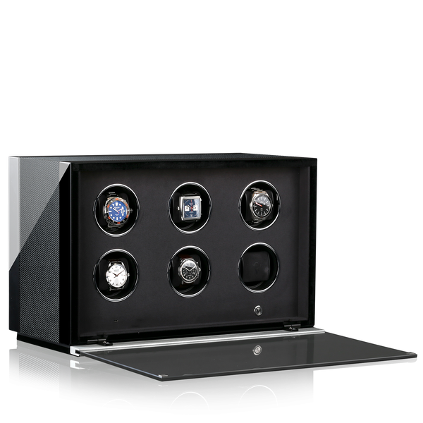 Chronovision Uhrenbeweger Ambiance VI Black High Gloss Carbon Lacquer 70050-152.17.11