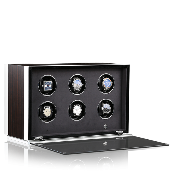 Chronovision Uhrenbeweger Ambiance VI White Silk Matt Ebony Silk Matt 70050-152.18.12