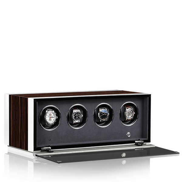 Chronovision Uhrenbeweger Ambiance IV White Silk Matt Ebony Silk Matt 70050-151.18.12