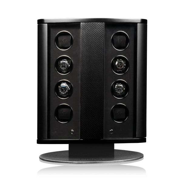 Chronovision Uhrenbeweger Prestige Carbon Lacquer Black Silk Matt 70050-180.10.17