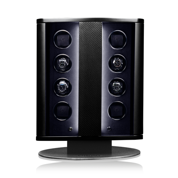 Chronovision Uhrenbeweger Prestige Carbon Lacquer Black Silk Matt 70050-180.10.17