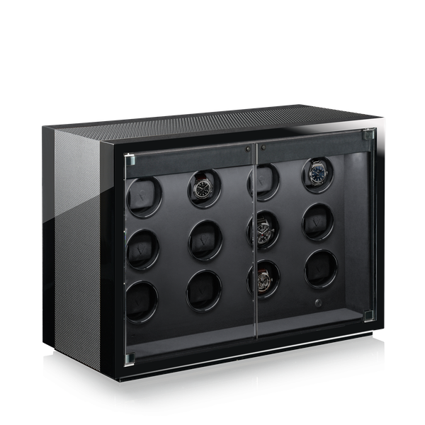 Chronovision Uhrenbeweger Ambiance XII Black High Gloss Carbon Lacquer 70050-154.17.11