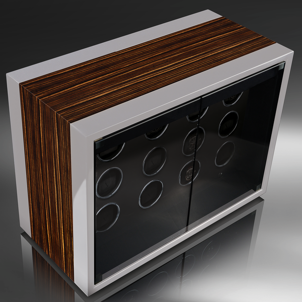 Chronovision Uhrenbeweger Ambiance XII White Silk Matt Ebony Silk Matt 70050-154.18.12