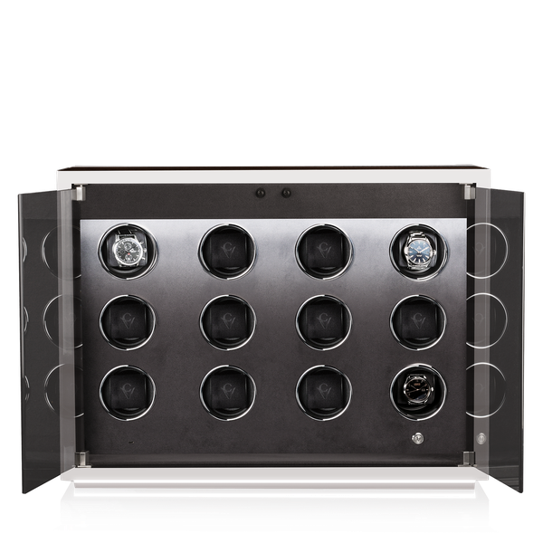 Chronovision Uhrenbeweger Ambiance XII White Silk Matt Ebony Silk Matt 70050-154.18.12