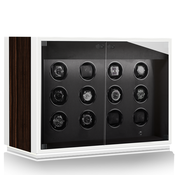 Chronovision Uhrenbeweger Ambiance XII White Silk Matt Ebony Silk Matt 70050-154.18.12