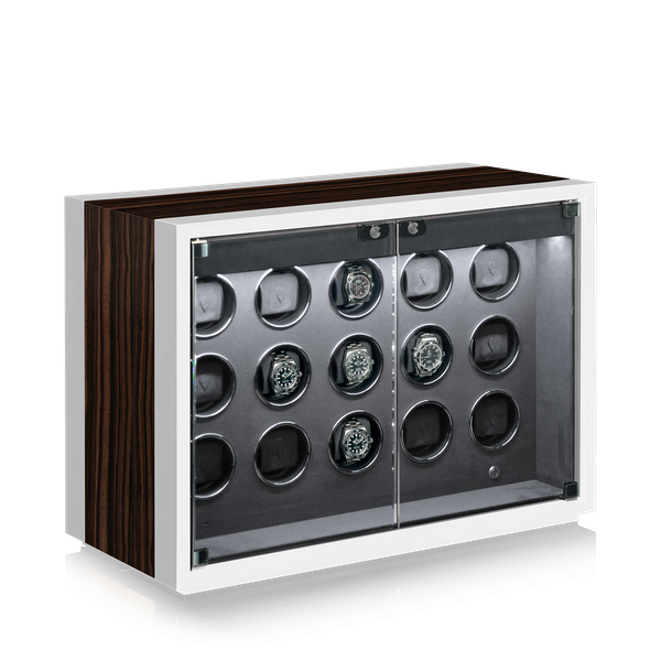 Chronovision Uhrenbeweger Ambiance XV Guard White Silk Matt Ebony Silk Matt 70050-157.18.12