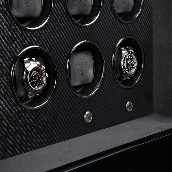 Chronovision Uhrenbeweger Empire Guard Black Silk Matt Carbon Lacquer 70050-104.17.10