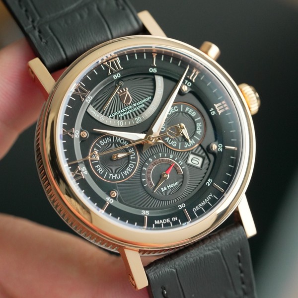 Waldhoff Multimatic Rose Gold Obsidian Black 03D - 42.5mm