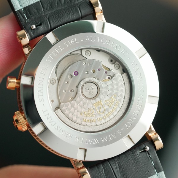 Waldhoff Multimatic Rose Gold Obsidian Black 03D - 42.5mm