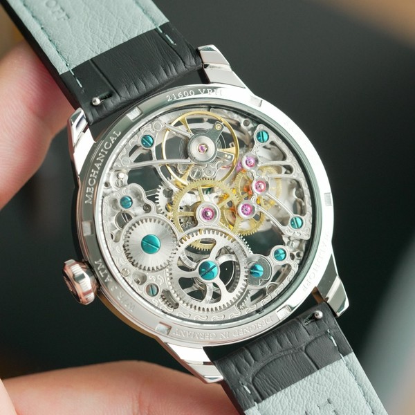 Waldhoff Paragon Pearl Silver Black - 43.5mm