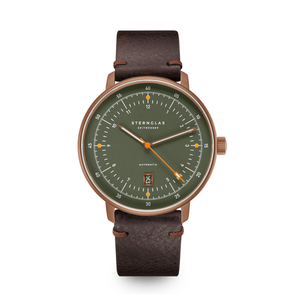 Sternglas Hamburg Pro Automatik Dark Green S02-HP35-VI17 - 42mm