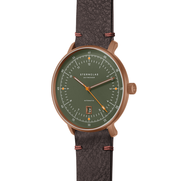 Sternglas Hamburg Pro Automatik Dark Green S02-HP35-VI17 - 42mm