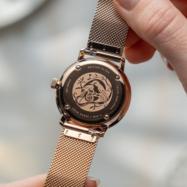 Sternglas Naos XS Edition Elyra Rosegold Milanaise S01-NDE55-MI09 - 33mm