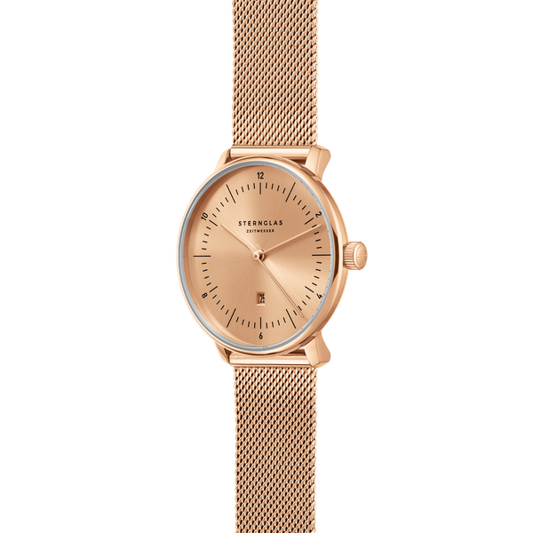 Sternglas Naos XS Edition Elyra Rosegold Milanaise S01-NDE55-MI09 - 33mm