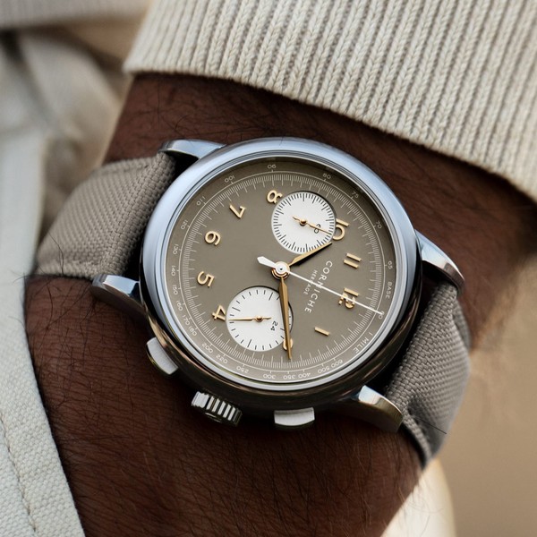 Corniche Heritage Chronograph Sand Militaire Deux Chronograph - 39mm