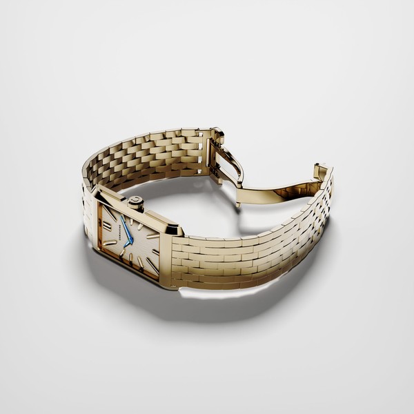 Corniche Visionnaire Yellow Gold On Bracelet - 24 x 39.5mm