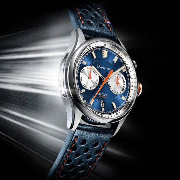 Depancel Autosport Blue Silver Limited Edition - 39mm