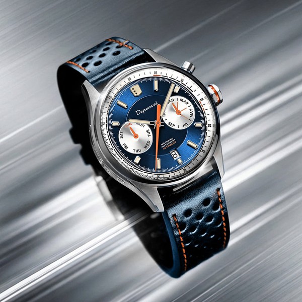 Depancel Autosport Blue Silver Limited Edition - 39mm