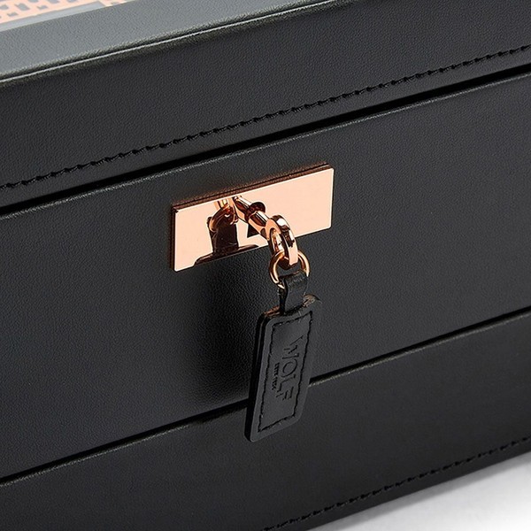 Wolf Axis 10 Piece Watch Box With Drawer Copper 488216