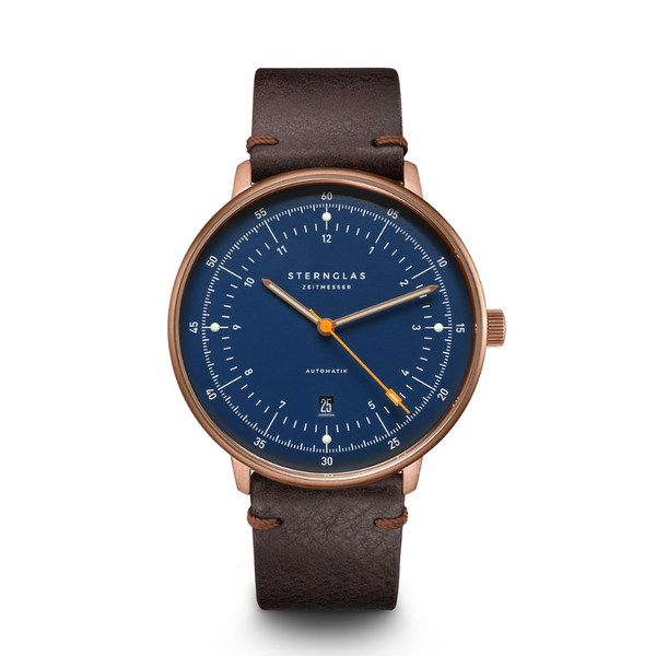 Sternglas Hamburg Automatik Darkblue Bronze Update S02-HH46-VI17 - 42mm