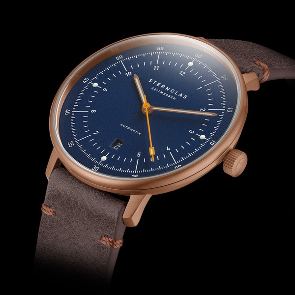 Sternglas Hamburg Automatik Darkblue Bronze Update S02-HH46-VI17 - 42mm