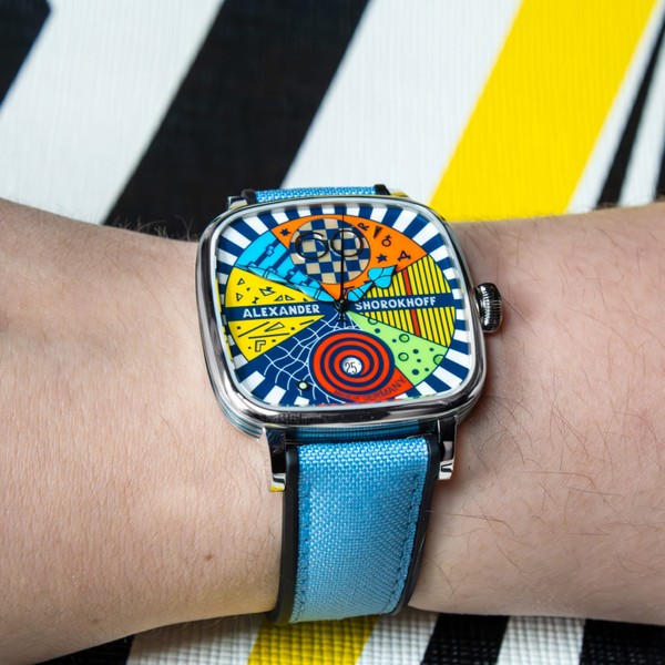 Alexander Shorokhoff Kandy Avantgarde Blue AS.KD-AVG-B - 41 x 41mm