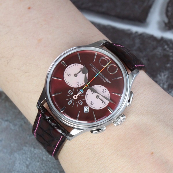 Alexander Shorokhoff Happy Second Bordeaux AS.HS-06 - 42mm