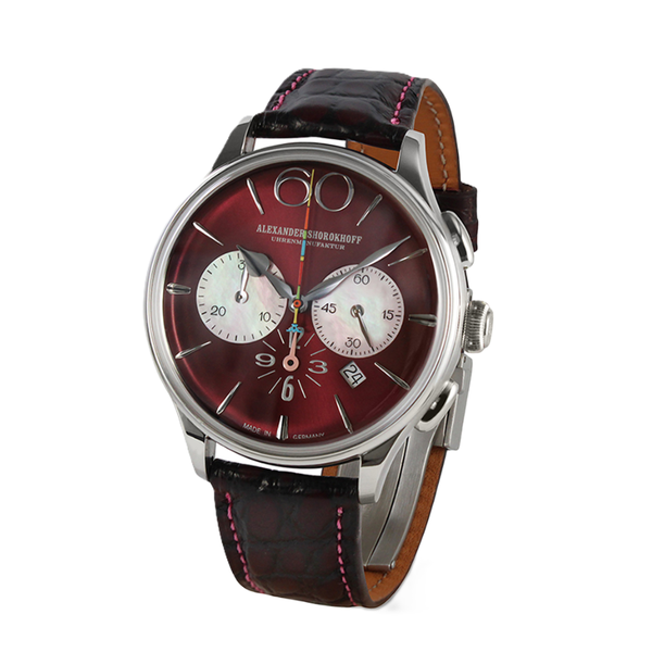 Alexander Shorokhoff Happy Second Bordeaux AS.HS-06 - 42mm