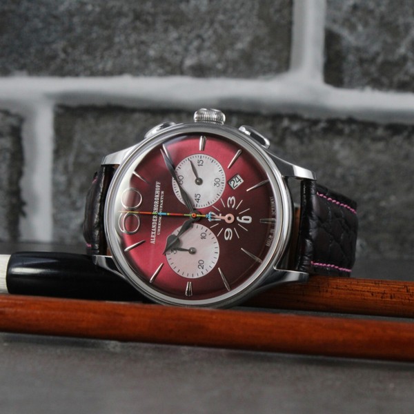 Alexander Shorokhoff Happy Second Bordeaux AS.HS-06 - 42mm