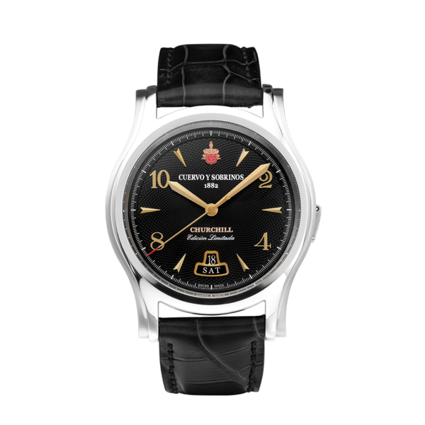 Cuervo y Sobrinos Sir Winston 2810.1SWBL - 43mm