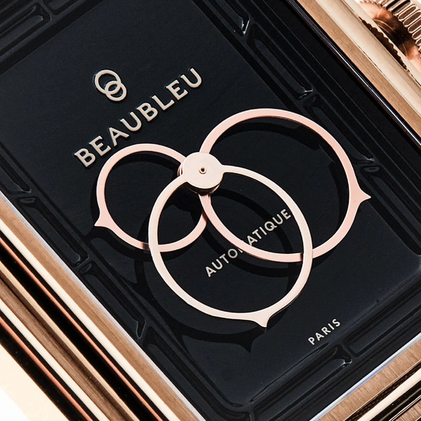Beaubleu Ecce Figura Onyx Grained Black - 30 x 39mm