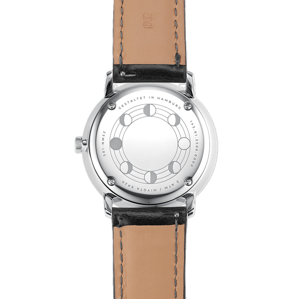 Sternglas Naos Moonphase Midnight Blue S01-NM06-BR02 - 38mm