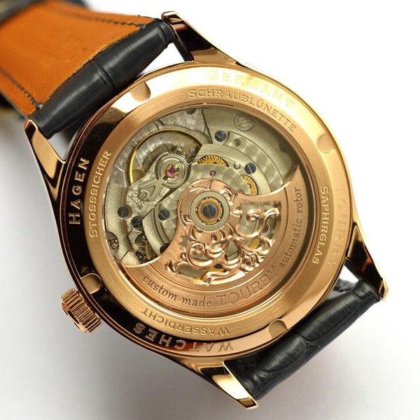 Tourby Enamel Aventurine Automatic Rose Gold 8003RG - 37mm