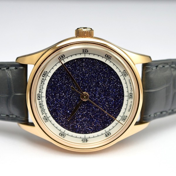 Tourby Enamel Aventurine Automatic Rose Gold 8003RG - 37mm