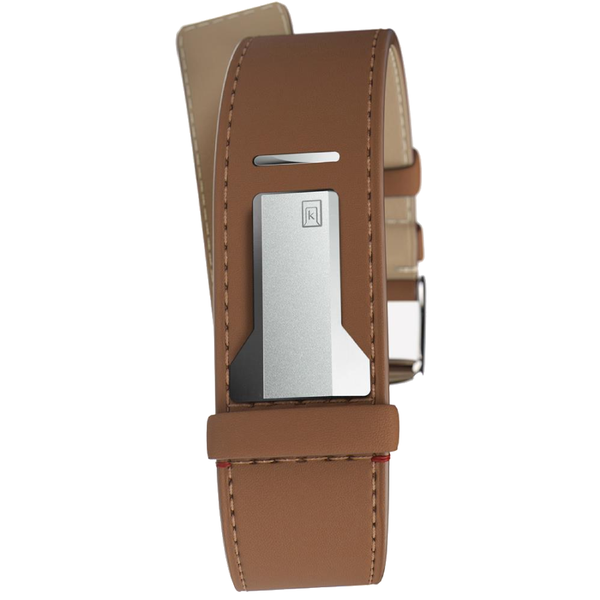 Klokers Straight Strap Caramel Leather 22mm