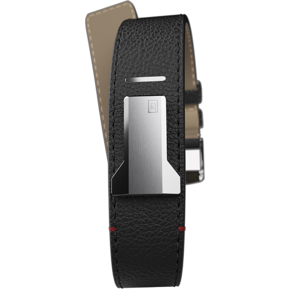 Klokers Straight Strap Granolo Black Leather 18mm