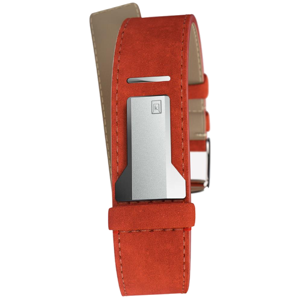 Klokers Straight Strap Terracotta Alcantara 18mm