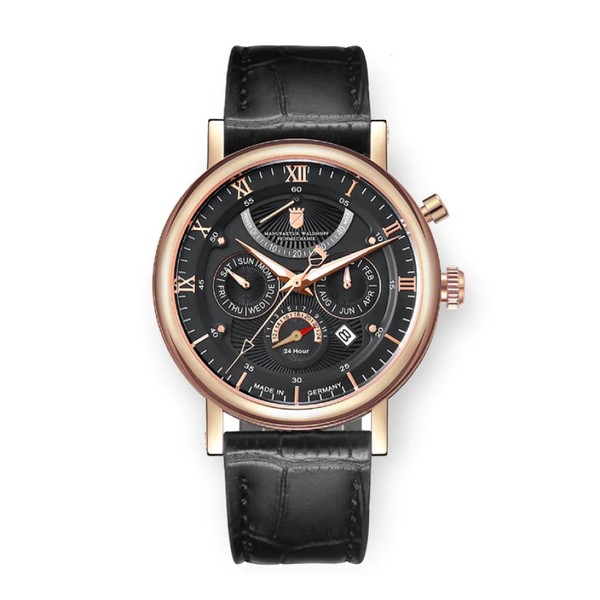 Waldhoff Multimatic Rose Gold Obsidian Black 03D